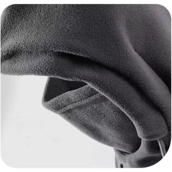 Winter Fleece Ski Mask for Men Women Balaclava Face Mask Windproof Thermal Hood - Picture 5 of 6